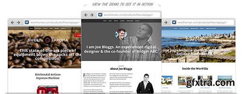 WooThemes - The One Pager v1.2.3 - WordPress Template