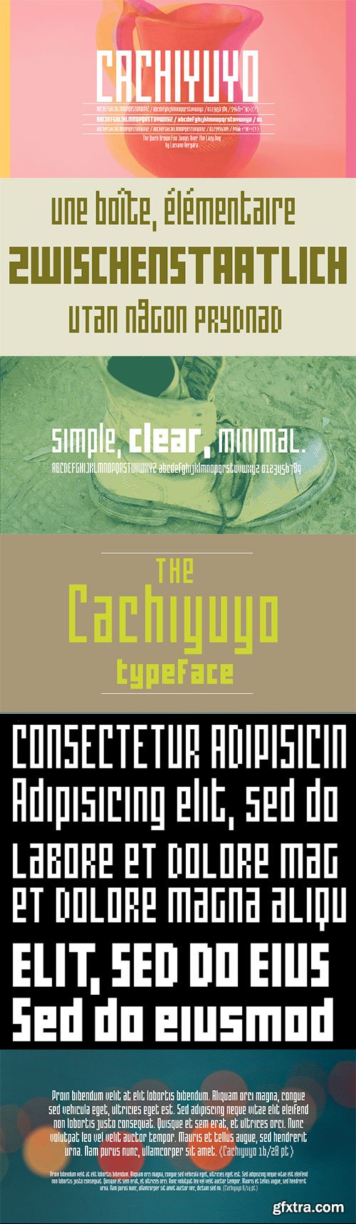 Cachiyuyo Bitmap Font Family 3xTTF