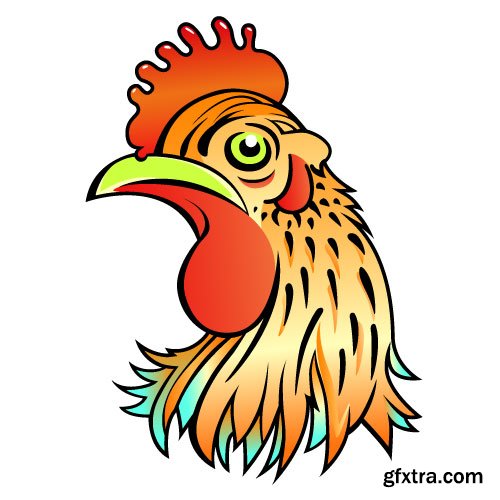 Chicken Logos & Designs 25xEPS