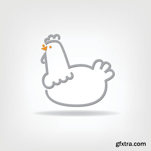 Chicken Logos & Designs 25xEPS