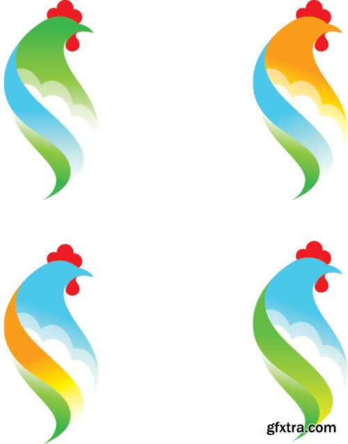 Chicken Logos & Designs 25xEPS