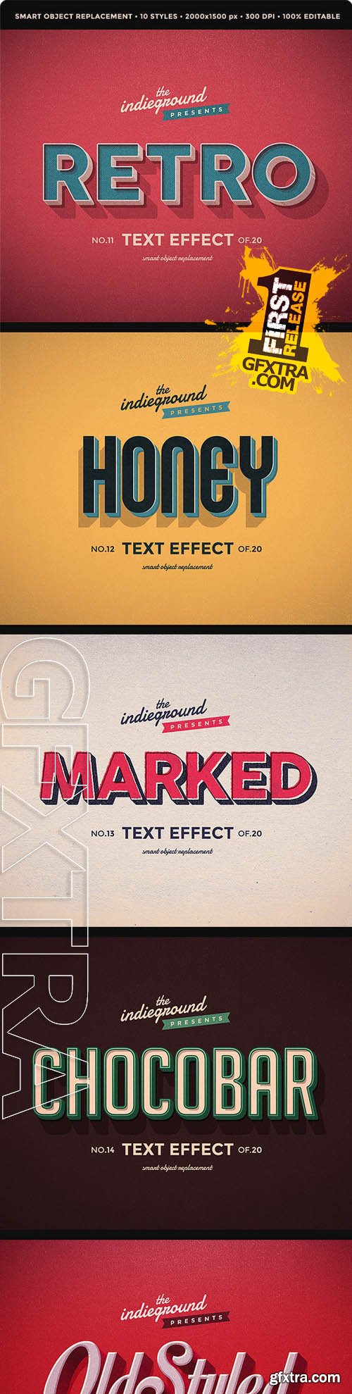 Retro Vintage Text Effects Vol. 2 - GraphicRiver 9302226