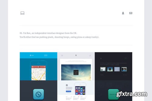 CM - Hoop - Dribbble Portfolio (HTML/CSS) 3248