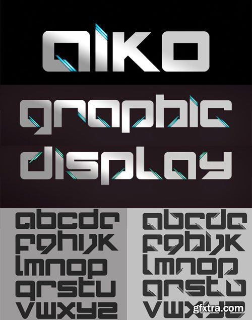 AIKO Font Family 2xOTF and WOFF $38