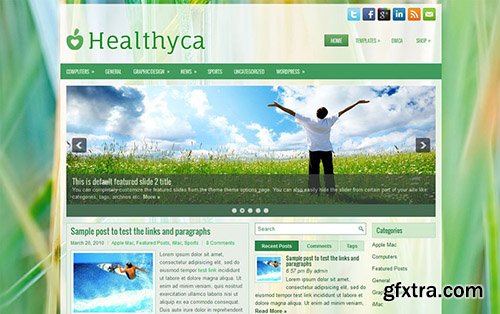 Healthyca v1.0 - WordPress Theme