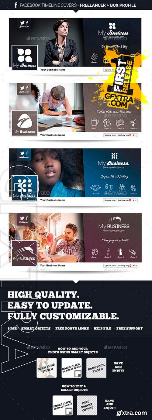 Facebook Timeline Covers - Freelancer - GraphicRiver 9324088