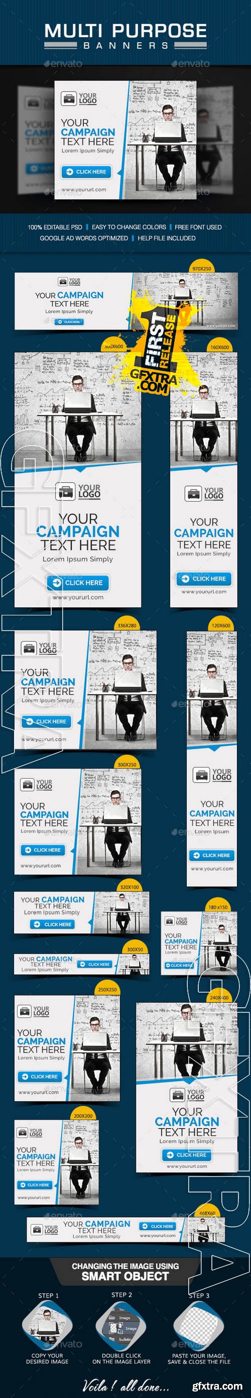 Multi Purpose Banner Set - GraphicRiver