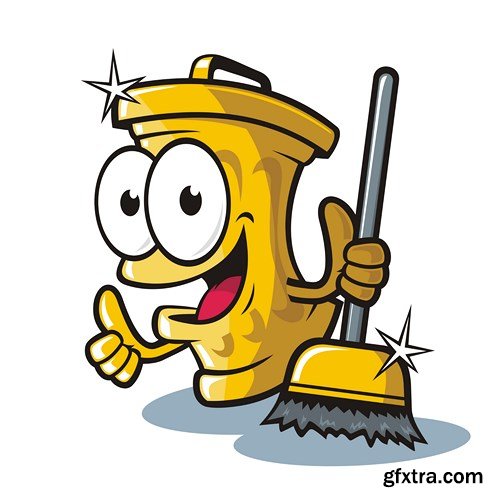 Funny Cartoon Characters, 25xEPS