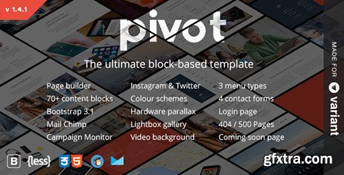 ThemeForest - Pivot | Multi-Purpose HTML with Page Builder v2.0.2 - 8748103