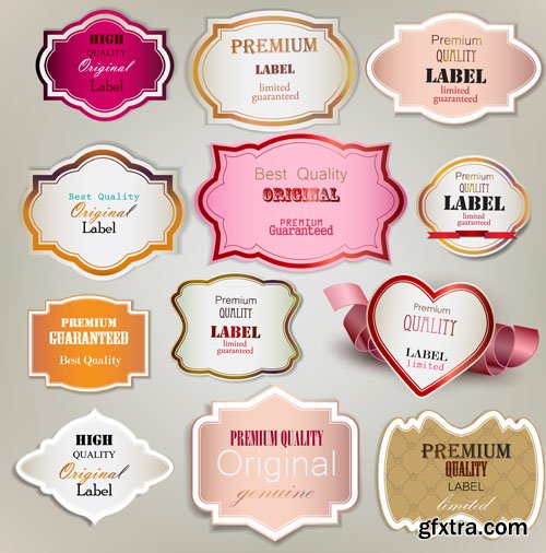 Stock Vectors - Gift Cards and Labels. 25xEPS