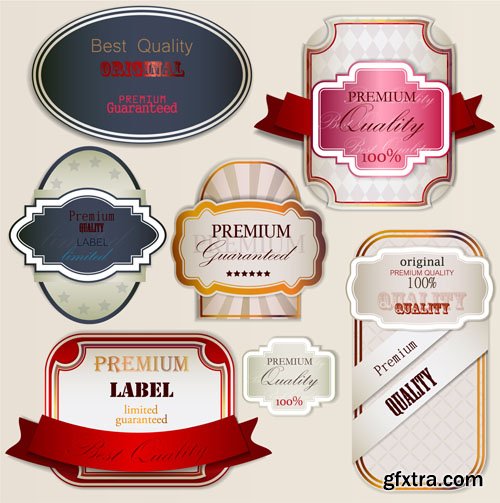 Stock Vectors - Gift Cards and Labels. 25xEPS