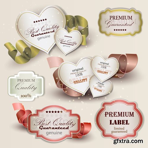 Stock Vectors - Gift Cards and Labels. 25xEPS