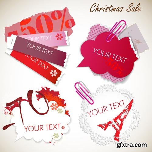 Stock Vectors - Gift Cards and Labels. 25xEPS