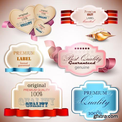 Stock Vectors - Gift Cards and Labels. 25xEPS