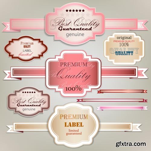 Stock Vectors - Gift Cards and Labels. 25xEPS