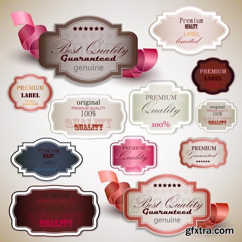 Stock Vectors - Gift Cards and Labels. 25xEPS