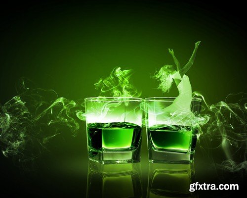 Absinth Party Drinks - 25x JPEGs