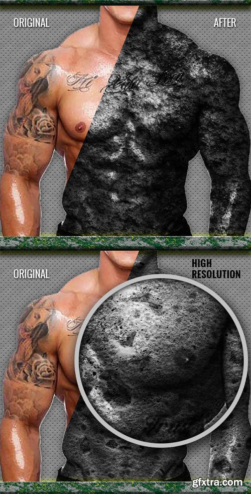 GraphicRiver - 7 Photorealistic Stone Actions 9299407