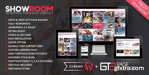 ThemeForest - Showroom v1.2 - Portfolio Retina Ready WP Theme