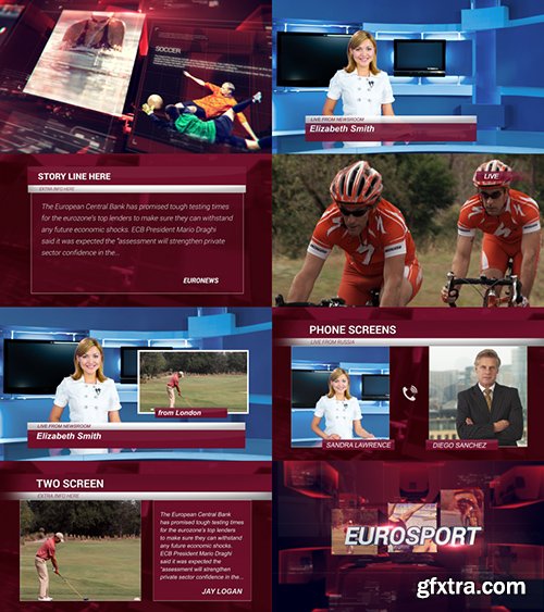 Videohive TV Broadcast News Packages 7968363