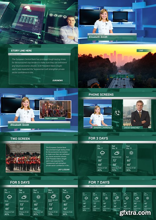 Videohive TV Broadcast News Packages 7968363