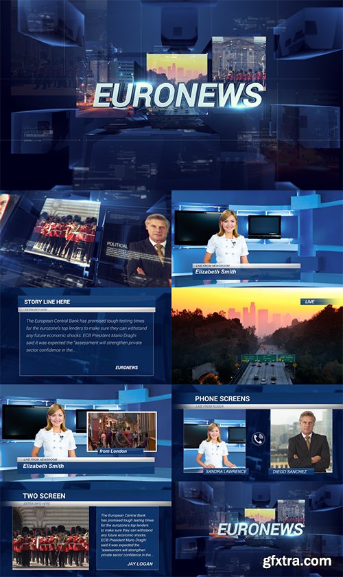 Videohive TV Broadcast News Packages 7968363