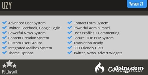 CodeCanyon - UZY v2.1 - Secure PHP Login User Management System