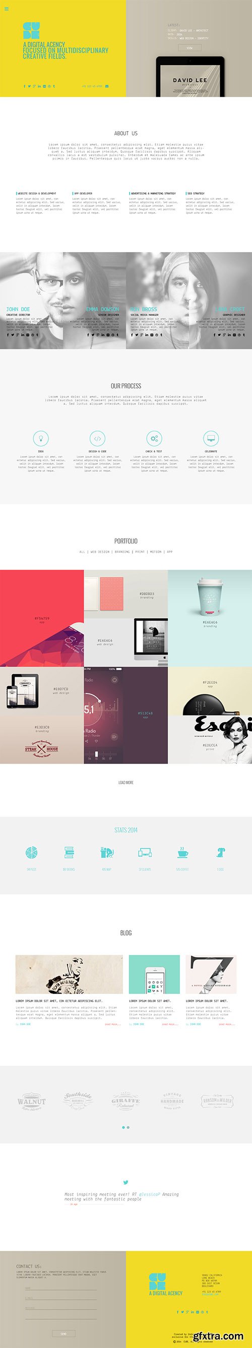 PSD Web Template - CUBE