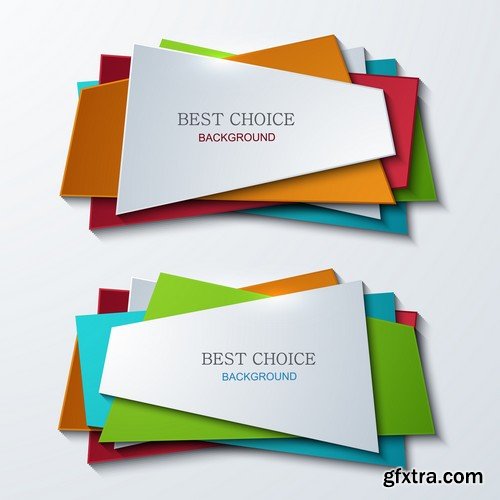 Stock Vectors - Banners 3, 25xEPS