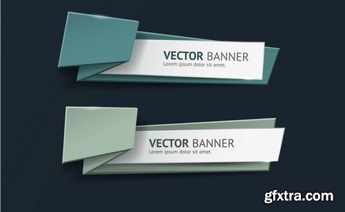 Stock Vectors - Banners 3, 25xEPS