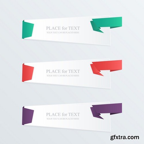 Stock Vectors - Banners 3, 25xEPS