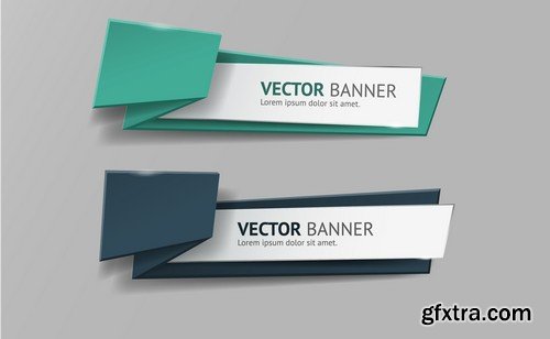 Stock Vectors - Banners 3, 25xEPS