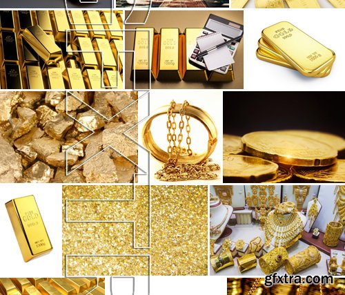 Stock Photos - Gold, 25xJPG