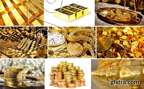 Stock Photos - Gold, 25xJPG