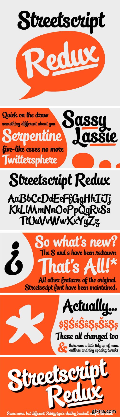 Streetscript Redux Font for $60