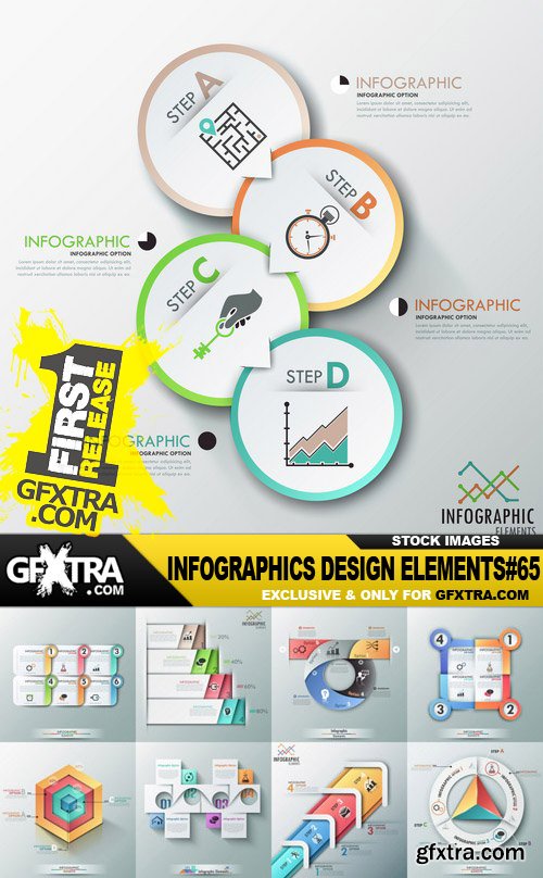 Infographics Design Elements#65 - 30 Vector