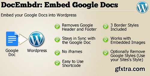 CodeCanyon - DocEmbdr: Embed Google Doc Wordpress Plugin