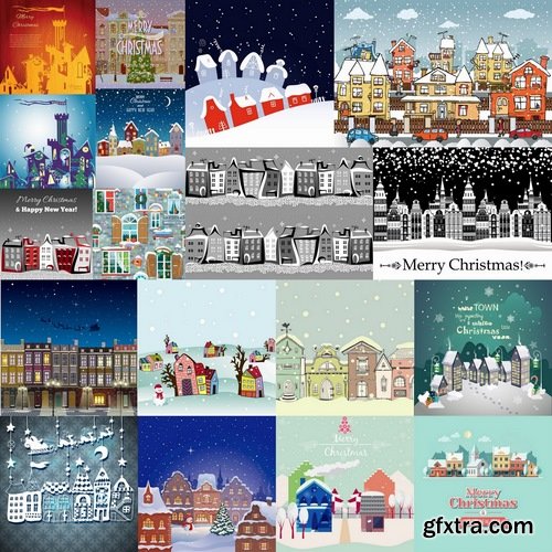 Collection of Winter Cities 25 Eps