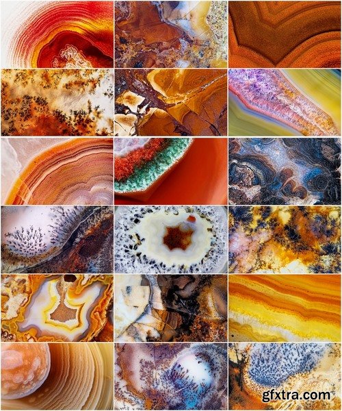 Collection of backgrounds from natural stones 25 UHQ Jpeg