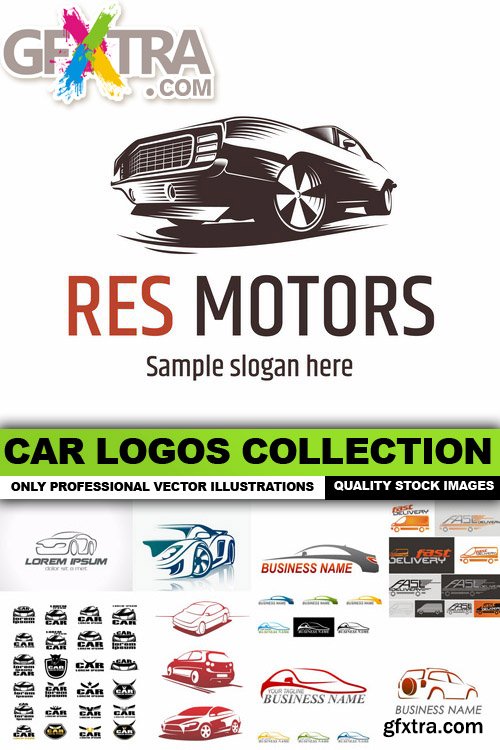 Car Logos Collection - 25 Vector