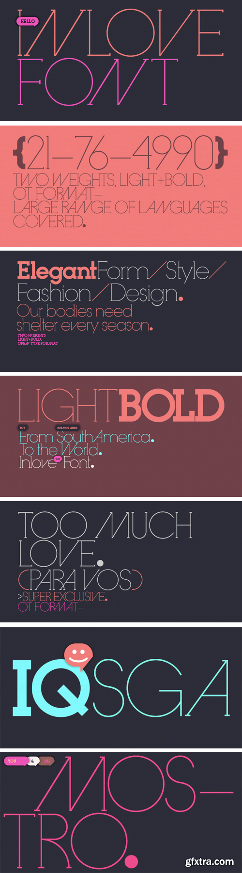 Inlove Font Family - 2 Fonts for $49