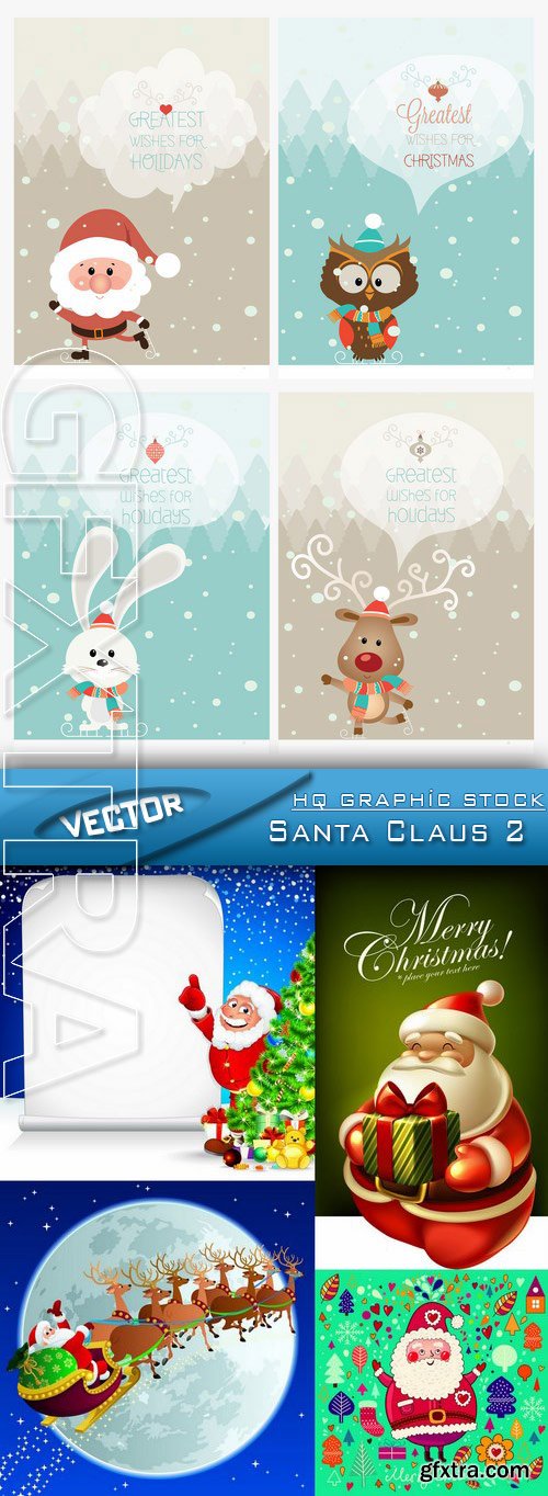 Stock Vector - Santa Claus 2