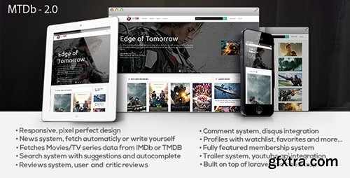 CodeCanyon - MTDb v2.3 - Ultimate Movie&TV Database