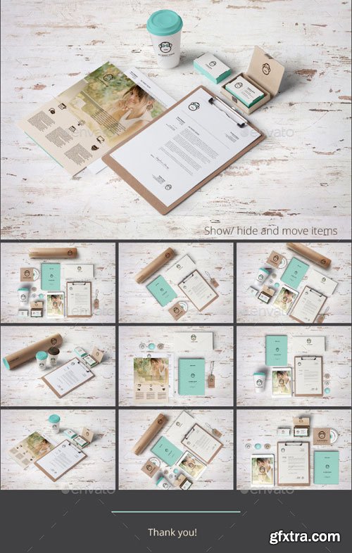 GraphicRiver - Brand Stationery Mockup V2 9324818