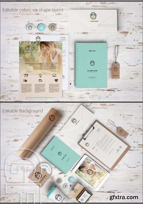 GraphicRiver - Brand Stationery Mockup V2 9324818