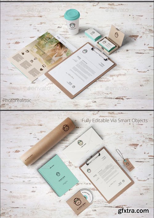 GraphicRiver - Brand Stationery Mockup V2 9324818