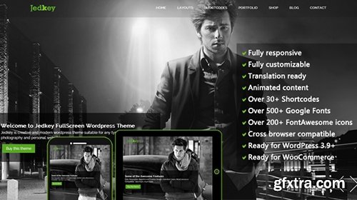 Mojo-Themes - Jedkey v1.0 - Responsive FullScreen WP Theme