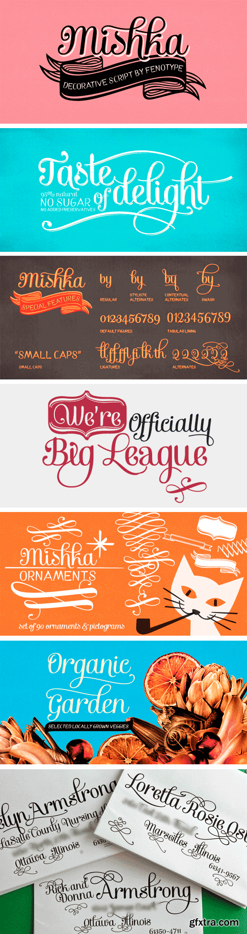 Mishka Font Family - 3 Fonts for $45