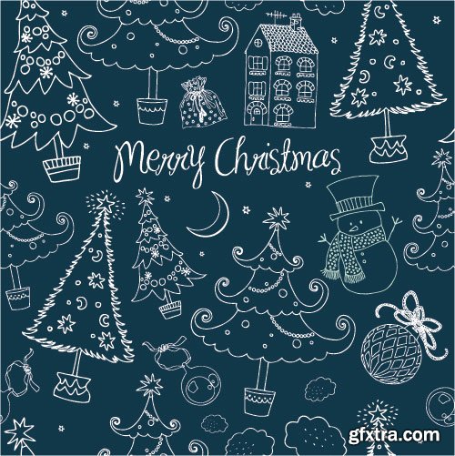 Christmas Seamless Textures 25xEPS