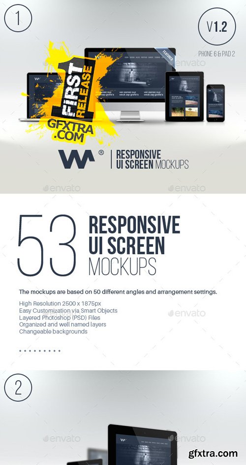 GraphicRiver - Responsive Website Devices & Screen Mockups 9356261